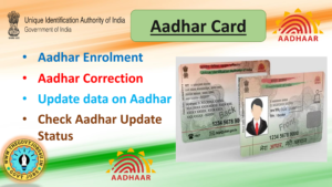 Aadhar Card Download, Book Appointment, Correction, Check Status, Order PVC Aadhar Card etc.
