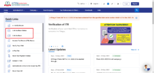 Link PAN with Aadhaar