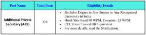Eligibility Details