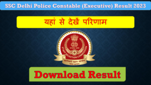SSC Delhi Police Constable Marks/Final Answer Key 2023