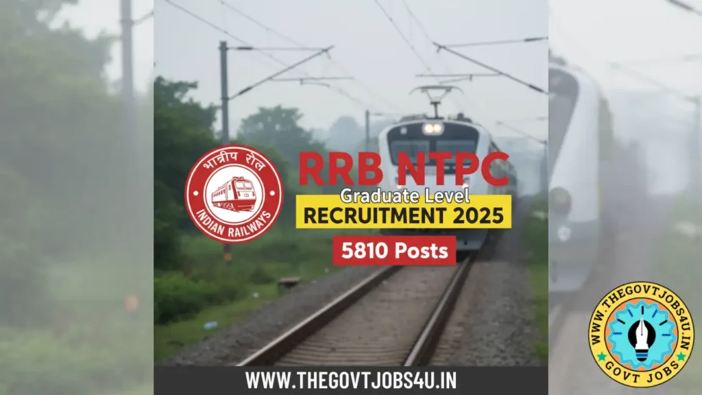 RRB NTPC Graduate Level Online Form 2025