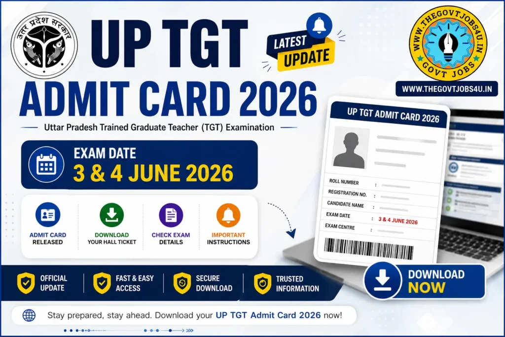 UP TGT Admit Card 2026